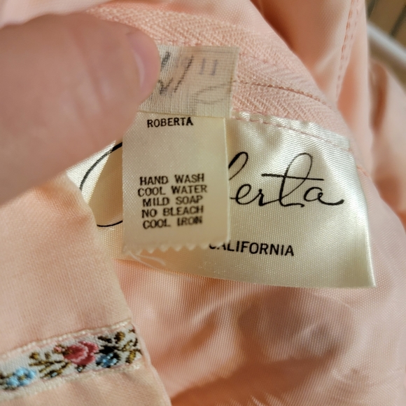 Vintage | Light Pink Tiered Dress - Picture 5 of 10